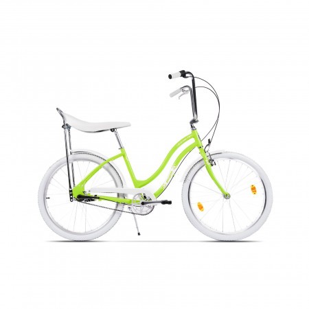 Bicicleta de oras pentru femei Pegas Strada 2 3S Verde Neon