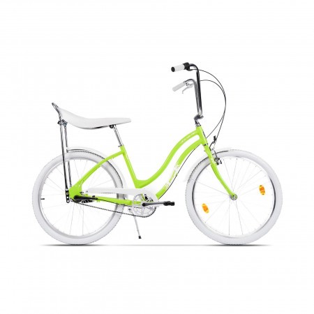 Bicicleta de oras pentru femei Pegas Strada 2 Aluminiu 3S Verde Neon