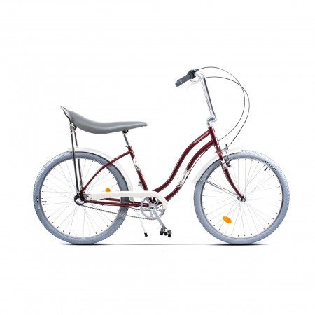 Bicicleta de oras pentru femei Pegas Strada 2 Aluminiu 3S Visiniu Cochet