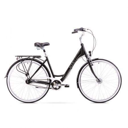 Bicicleta de oras pentru Femei Romet Moderne 7 Negru 2019