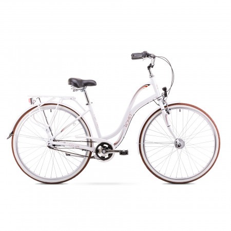 Bicicleta de oras pentru Femei Romet Pop Art 28 Alb 2019