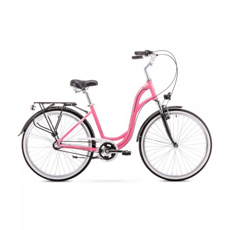 Bicicleta de oras pentru Femei Romet Symfonia 2.0 Roz/Negru 2019