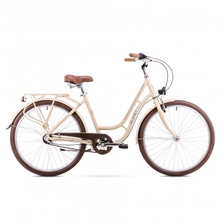 Bicicleta de oras pentru Femei Romet Turing 3S Bej 2019
