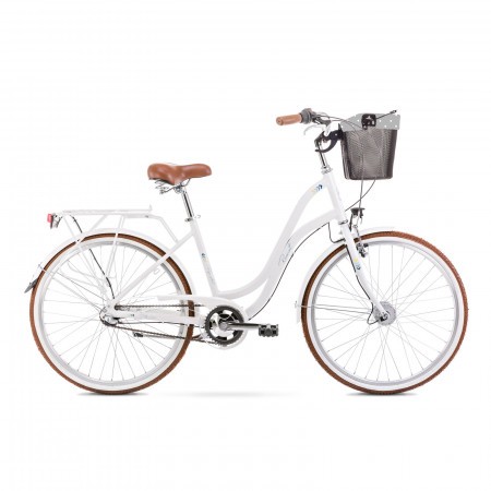 Bicicleta de oras pentru femei Romet Pop Art 26 Alb 2021