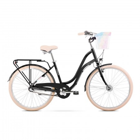 Bicicleta de oras pentru femei Romet Pop Art 26 Classic Negru 2021