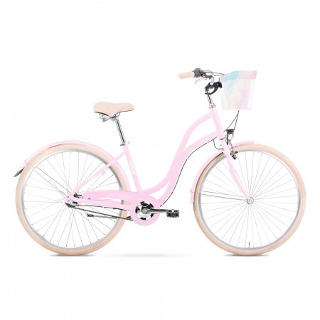 Bicicleta de oras pentru femei Romet Pop Art 28 Eco Roz/Gri 2021