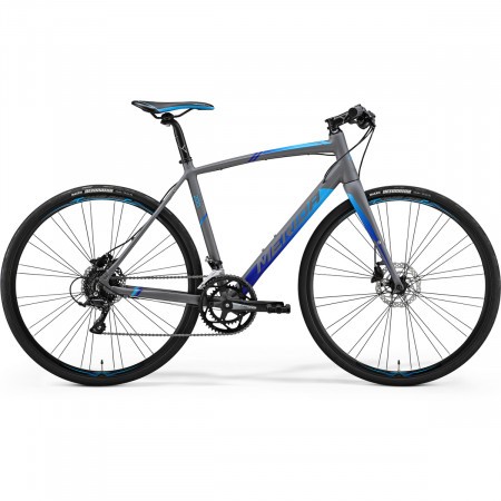 Bicicleta de sosea pentru barbati Merida Speeder 200 Mat Gri (Albastru) 2019