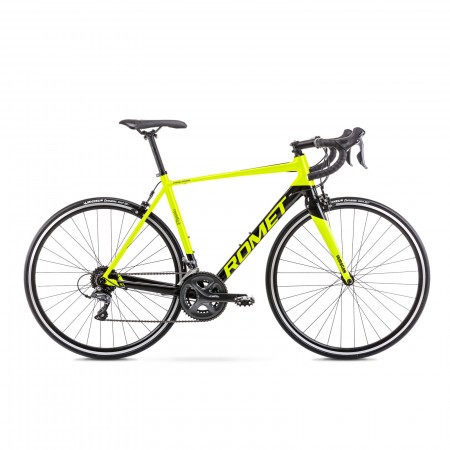Bicicleta de sosea unisex Romet Huragan 1 Verde lime/Negru 2021