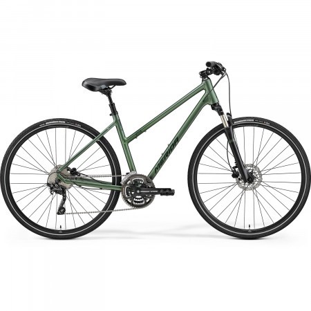 Bicicleta de Trekking/Oras Femei Merida Crossway 300 Lady Verde/Verde Inchis 22/23