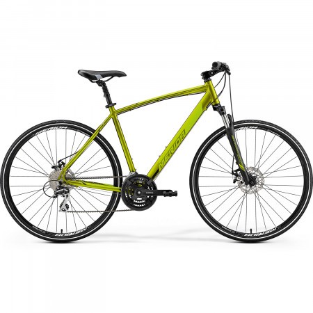 Bicicleta de trekking pentru barbati Merida Crossway 20-D Verde oliv 2019