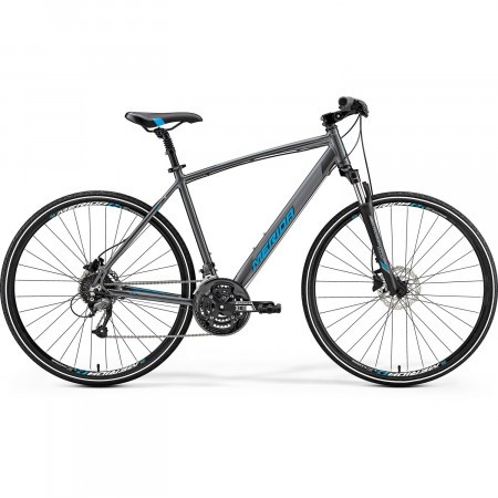 Bicicleta de trekking pentru barbati Merida Crossway 40 Gri(Albastru) 2019