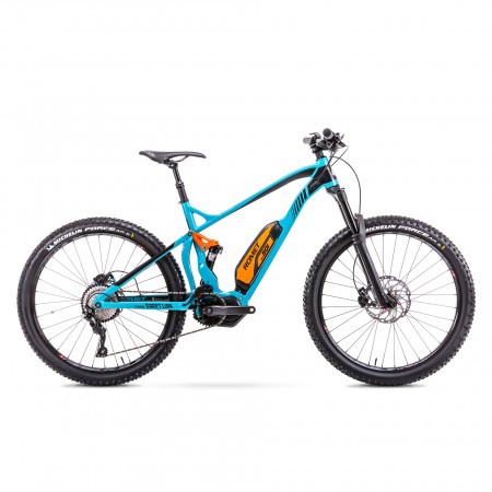 Bicicleta electrica Unisex Romet Ere 501 Albastru/Portocaliu 2019