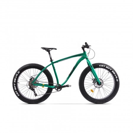 Bicicleta Fatbike unisex Pegas Suprem FX 17 inch Verde Smarald