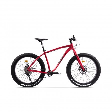 Bicicleta Fatbike unisex Pegas Suprem FX 19 inch Rosu Mat