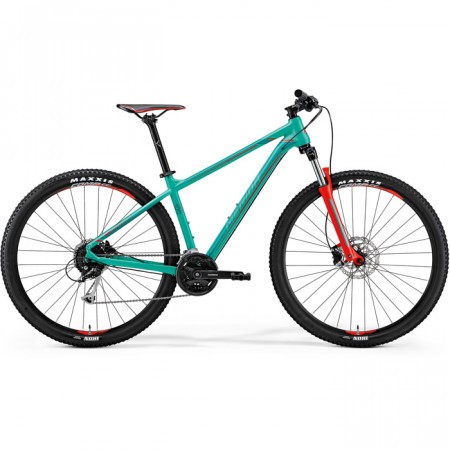 Bicicleta de munte pentru barbati Merida Big.Nine 100 Verde(Verde inchis/Rosu) 2018