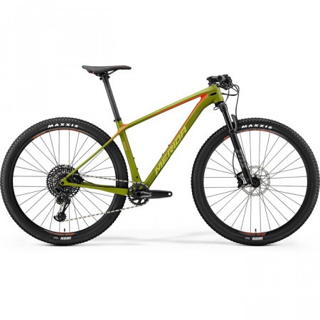 Bicicleta de munte pentru barbati Merida Big.Nine 6000 Verde Olive(Rosu) 2018
