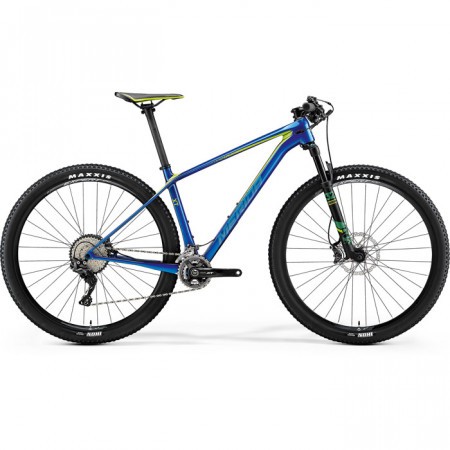 Bicicleta de munte pentru barbati Merida Big.Nine XT Albastru(Verde/Turcoaz) 2018