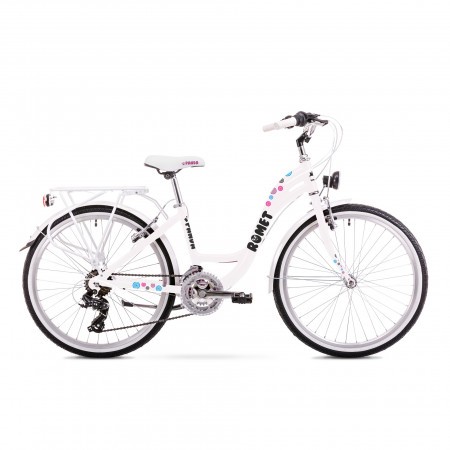 Bicicleta pentru copii Romet Panda 24 Alb 2019