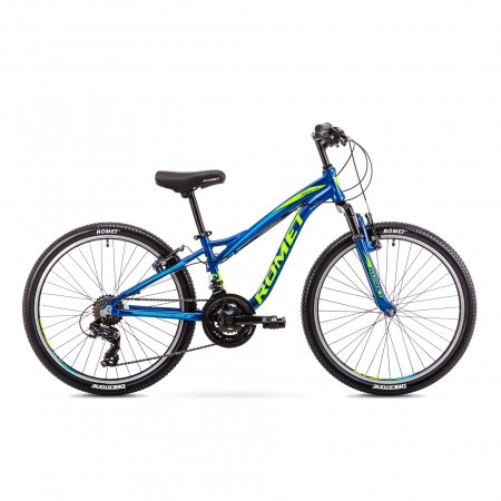 Bicicleta pentru copii Romet Rambler Fit 24 Albastru/Verde S/12 2019