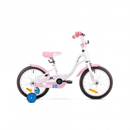 Bicicleta pentru copii Romet Tola 12 Alb/Roz 2019