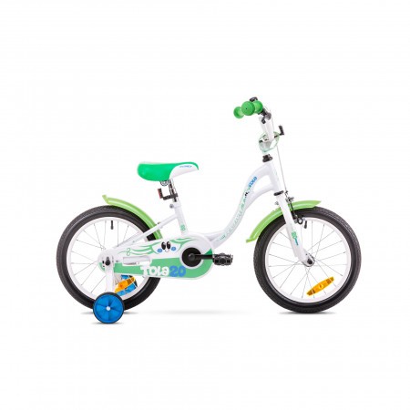 Bicicleta pentru copii Romet Tola 20 Alb/Verde 2019
