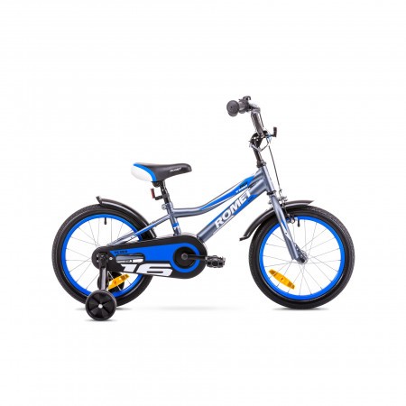 Bicicleta pentru copii Romet Tom 16 Grafit/Albastru 2019