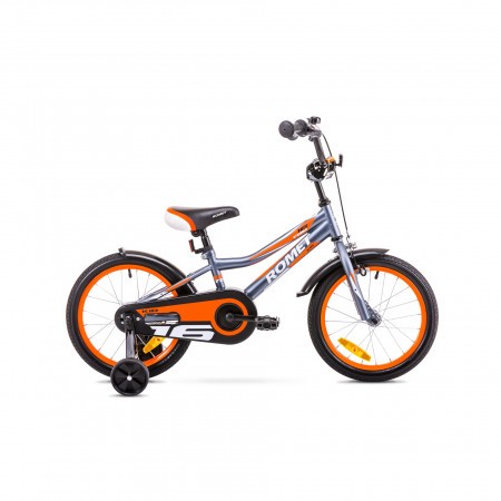 Bicicleta pentru copii Romet Tom 16 Grafit/Portocaliu 2019