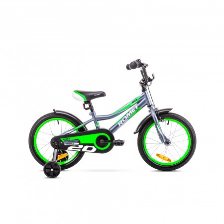 Bicicleta pentru copii Romet Tom 20 Grafit/Verde 2019