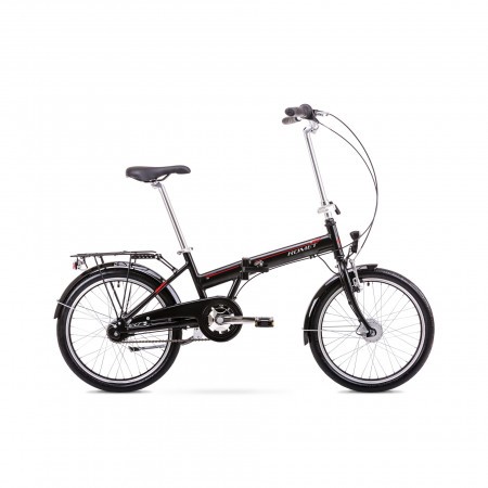 Bicicleta pliabila Unisex Romet Wigry 4 Negru/Rosu 2019
