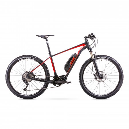 Bicicleta electrica Unisex Romet ERM 201 Negru/Rosu 2018