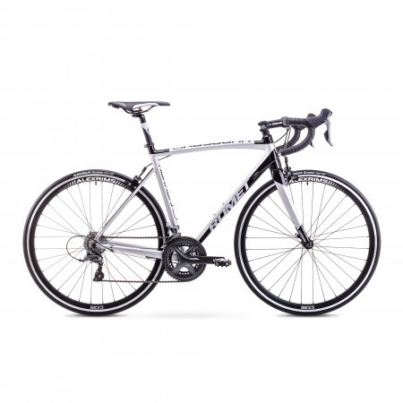 Bicicleta de sosea pentru Barbati Romet HURAGAN 2+ Argintiu/Negru 2018