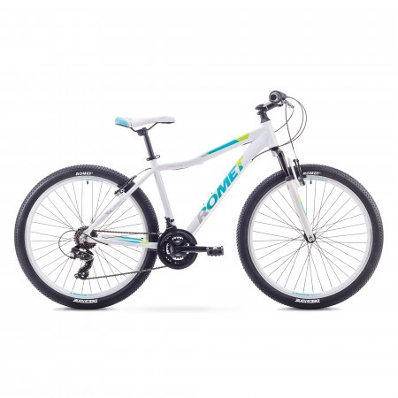 Bicicleta de munte pentru Femei Romet JOLENE 26 1 Alb/Albastru 2018