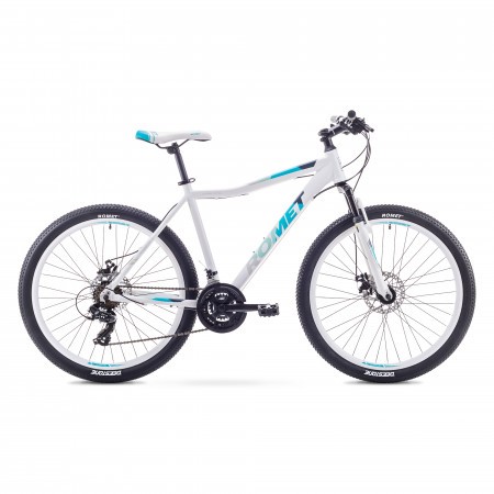 Bicicleta de munte pentru Femei Romet JOLENE 26 2 Alb/Albastru 2018