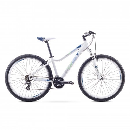 Bicicleta de munte pentru Femei Romet JOLENE 27.5 1 Alb/Albastru 2018
