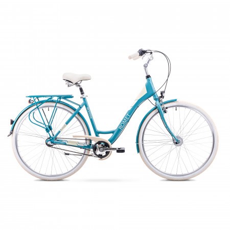 Bicicleta de oras pentru Femei Romet MODERNE 3 Albastru 2018