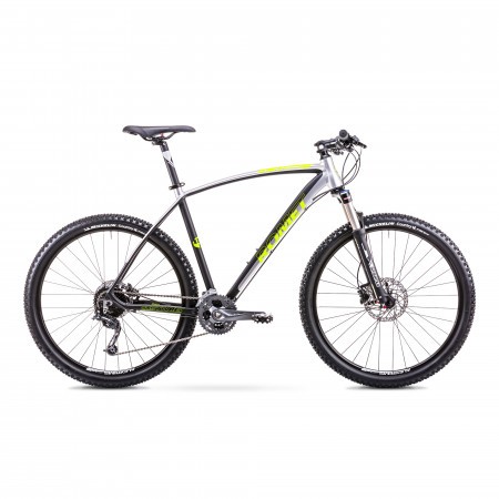 Bicicleta de munte pentru Barbati Romet MUSTANG 27.5 Negru/Verde 2018