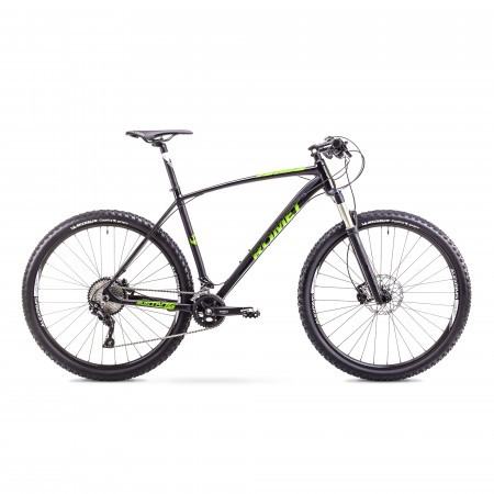 Bicicleta de munte pentru Barbati Romet MUSTANG 29 2 Negru/Verde 2018