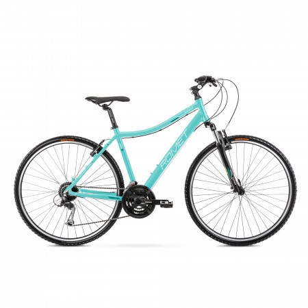 Bicicleta de Trekking pentru femei Romet Orkan 2 D Turcoaz 2022