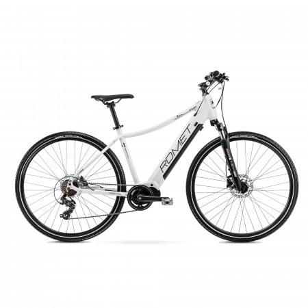 Bicicleta Electrica pentru femei Romet Orkan MM 1 D Alb/Negru 2022