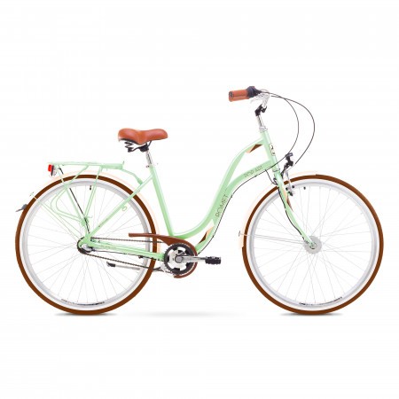 Bicicleta de oras pentru Femei Romet POP ART 28 Verde 2018