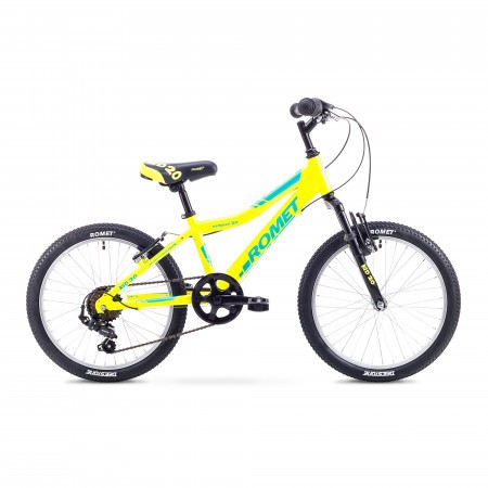 Bicicleta pentru copii Romet RAMBLER KID 20 Galben/Albastru 2018