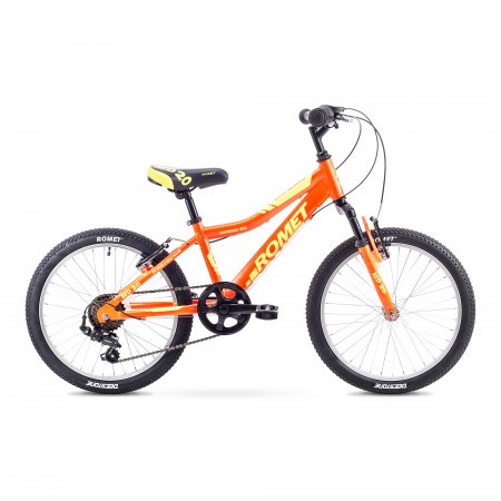 Bicicleta pentru copii Romet RAMBLER KID 20 Portocaliu/Galben 2018