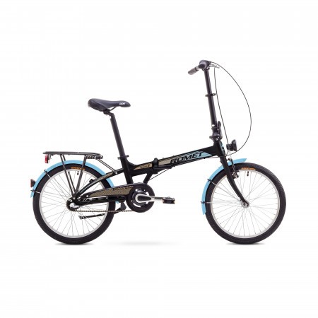 Bicicleta pliabila Unisex Romet WIGRY 3 Negru/Albastru 2018