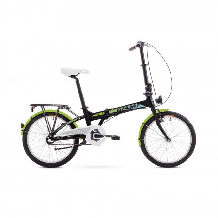 Bicicleta pliabila Unisex Romet WIGRY 3 Negru/Verde 2018