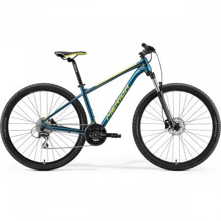 Bicicleta de munte pentru barbati Merida Big.Nine 20 Albastru Turcoaz/Lime 2021