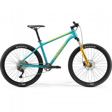 Bicicleta de munte pentru barbati Merida Big.Seven 200 Albastru Turcoaz/Portocaliu 2021