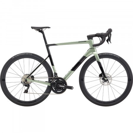 Bicicleta de sosea Cannondale SuperSix EVO HI-MOD Disc Dura Ace Verde agave 2020