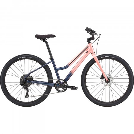 Bicicleta de oras Cannondale Treadwell 2 Remixte Bleumarin/Rosu somon 2020