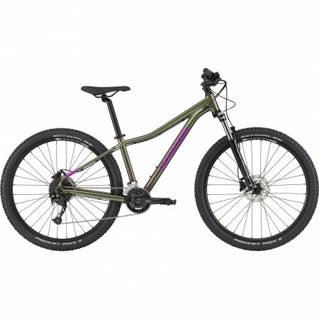 Bicicleta de munte hardtail pentru femei Cannondale Trail 6 Verde/Violet 2021
