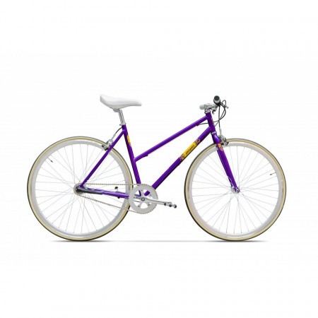 Bicicleta de oras Pegas Clasic F Fixie - 1 viteza Violet Mat
